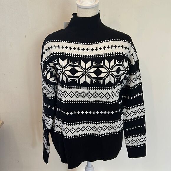 Nicole Miller black white matching ladies and dog sweater set Sizes S New - Picture 1 of 9